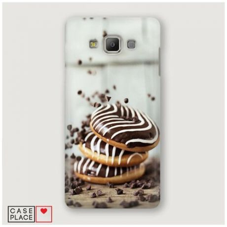 Чехол Пластиковый Samsung Galaxy Grand Prime Шоколадные пончики