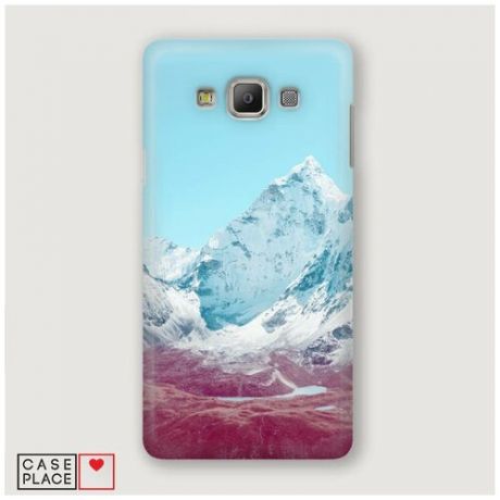 Чехол Пластиковый Samsung Galaxy Grand Prime Снежные горы