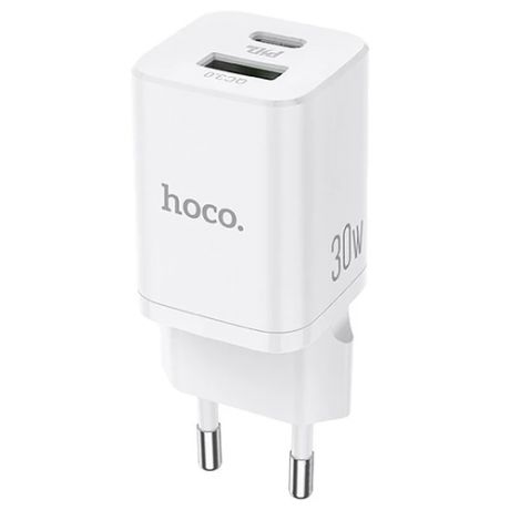 Сетевое зарядное устройство Hoco N13 | PD30W+QC3.0 белое