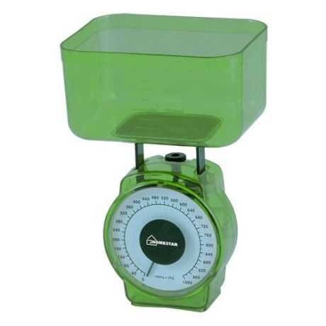 Весы кухонные механические HOMESTAR HS-3004М, зеленый