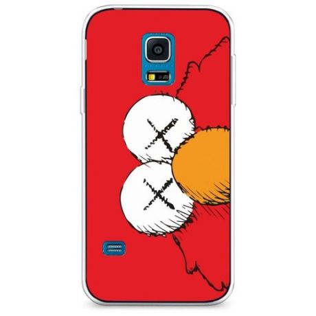 Силиконовый чехол "KAWS Elmo" на Samsung Galaxy S5 mini / Самсунг Галакси С 5 Мини