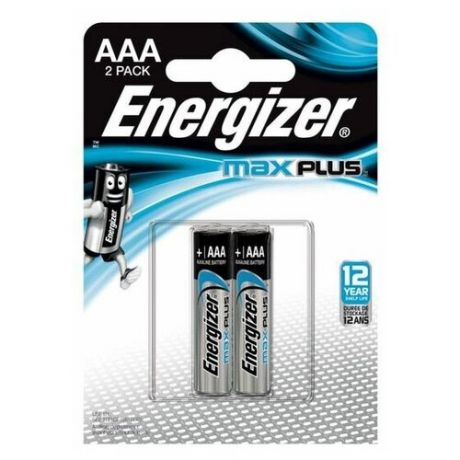 Батарейки Energizer MAX PLUS LR03E92 AAA 1.5V - 2 шт.