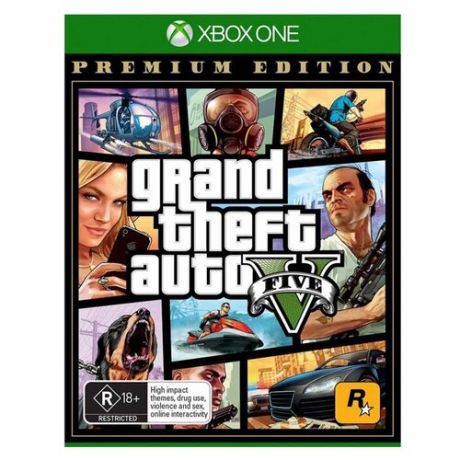 Игра для Xbox ONE Grand Theft Auto V. Premium Edition, русские субтитры