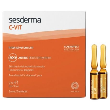 SesDerma C-Vit Интенсивная сыворотка для лица на основе 12% витамина С, 1.5 мл , 10 шт.