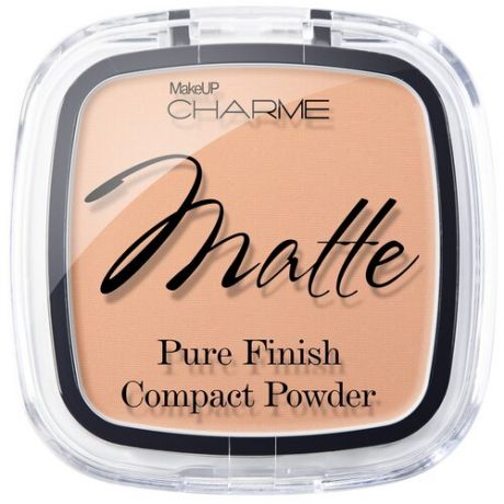 Charme Пудра компактная Pure Matte 101 фарфоровый