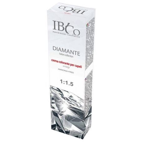 IBCo DIAMANTE Крем-краска для волос Aammonia free, 6/3 темный блондин золотистый, 100 мл