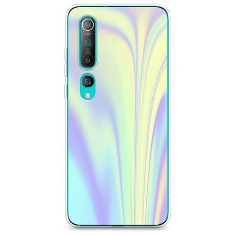 Силиконовый чехол "Фиолетовая голограмма" на Xiaomi Mi 10 Pro / Сяоми Ми 10 Про