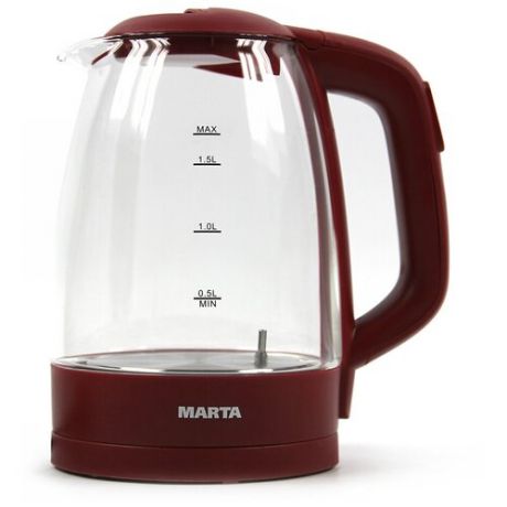 Чайник MARTA MT-1099, черный жемчуг