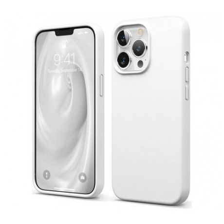 Чехол Elago Soft silicone (Liquid) для iPhone 13 Pro, цвет Белый (ES13SC61PRO- WH)
