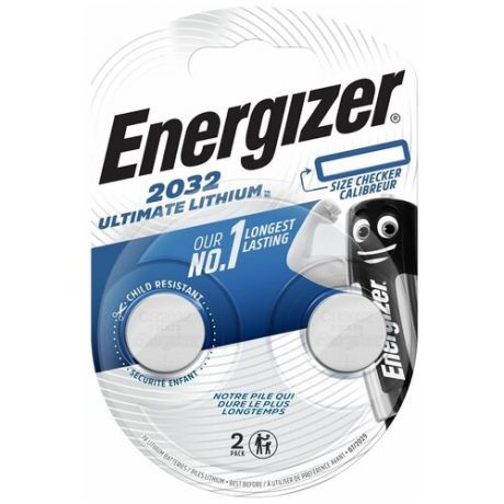 Батарейки Energizer Lithium CR2032 3V таблетка - 2 шт.
