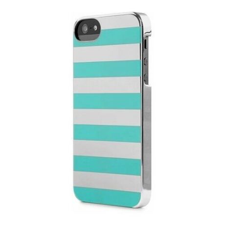 Чехол Incase Stripes Snap Case для iPhone 5/5S/SE Серебристый/Мятный