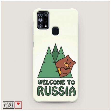 Чехол Пластиковый Samsung Galaxy M31 Welcome to Russia