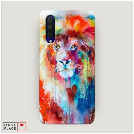 Чехол Пластиковый Xiaomi Mi A3 Lite Красочный лев