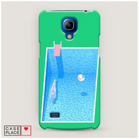 Чехол Пластиковый Samsung Galaxy S4 mini Минималистичный бассейн