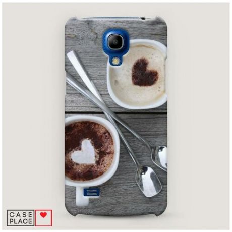 Чехол Пластиковый Samsung Galaxy S4 mini Кофе для двоих