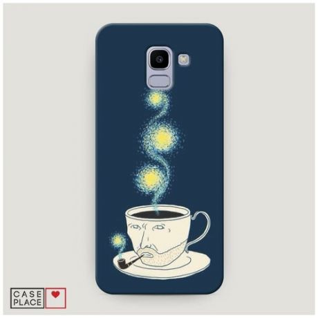 Чехол Пластиковый Samsung Galaxy J6 2018 Кофе Ван Гог
