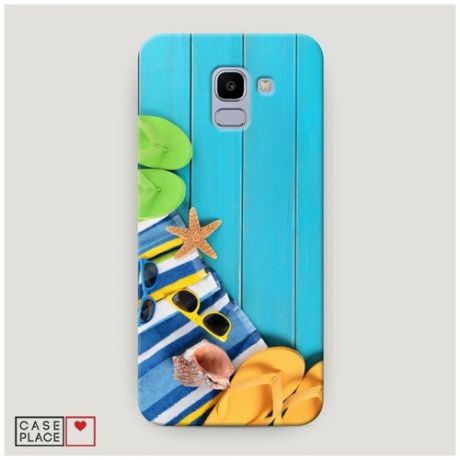 Чехол Пластиковый Samsung Galaxy J6 2018 Райское побережье