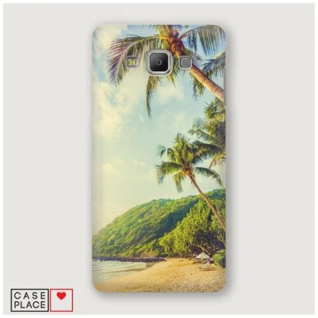 Чехол Пластиковый Samsung Galaxy A7 Необитаемый остров