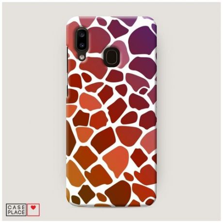Чехол Пластиковый Samsung Galaxy A30 Пятна жирафа