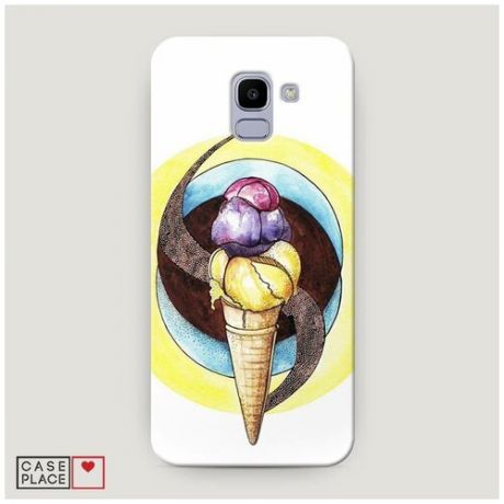 Чехол Пластиковый Samsung Galaxy J6 2018 Мороженое 5