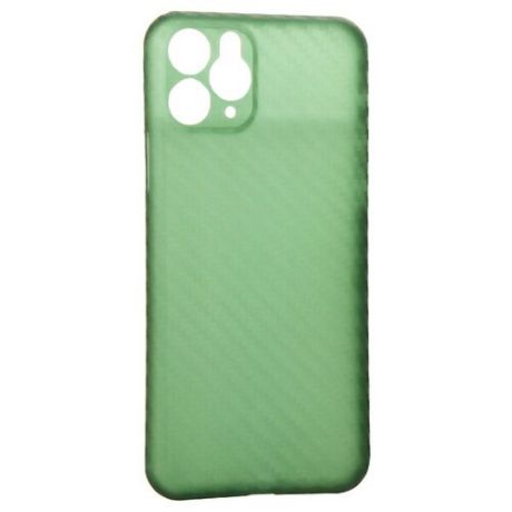 Чехол для Iphone 11 Pro (5.8") карбоновая K- Doo Air Carbon 0.45мм Зеленая