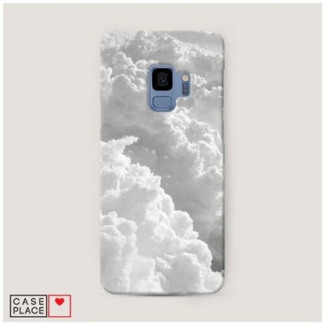 Чехол Пластиковый Samsung Galaxy S9 Пушистые облака