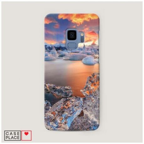 Чехол Пластиковый Samsung Galaxy S9 Ледники