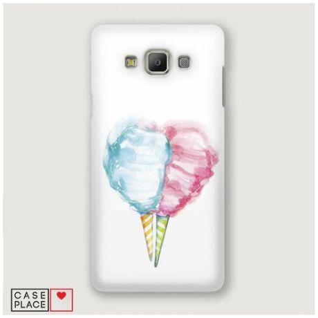 Чехол Пластиковый Samsung Galaxy A3 Облачко сладкой ваты