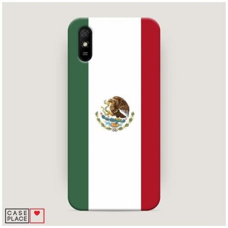 Чехол Пластиковый Xiaomi Redmi 9A Флаг Мексики 2
