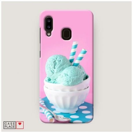 Чехол Пластиковый Samsung Galaxy A30 Мятное мороженое