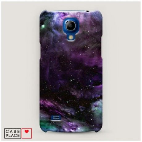 Чехол Пластиковый Samsung Galaxy S4 mini Космос фиолетовый