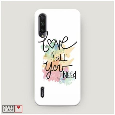 Чехол Пластиковый Xiaomi Mi A3 Love is all you need