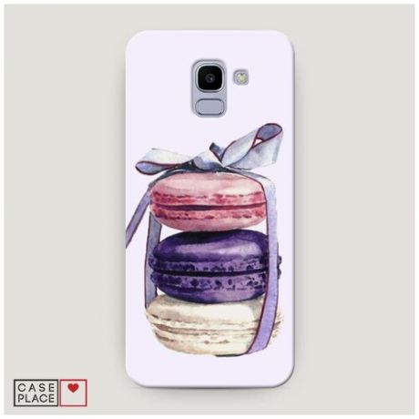 Чехол Пластиковый Samsung Galaxy J6 2018 Макарони в подарок