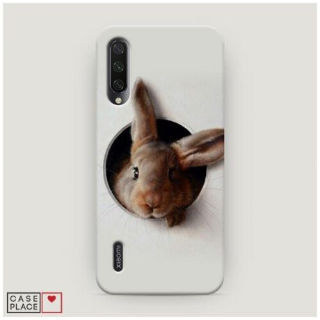 Чехол Пластиковый Xiaomi Mi A3 Любопытный кролик