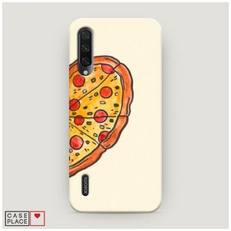 Чехол Пластиковый Xiaomi Mi CC9E Влюбленная пицца 2