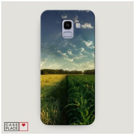 Чехол Пластиковый Samsung Galaxy J6 2018 Контрастное поле