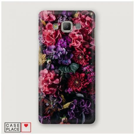Чехол Пластиковый Samsung Galaxy A3 Цветочная композиция