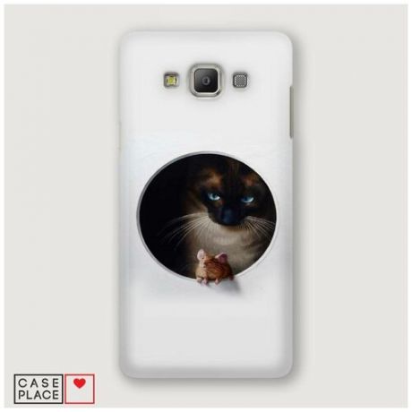 Чехол Пластиковый Samsung Galaxy A7 Кошки мышки
