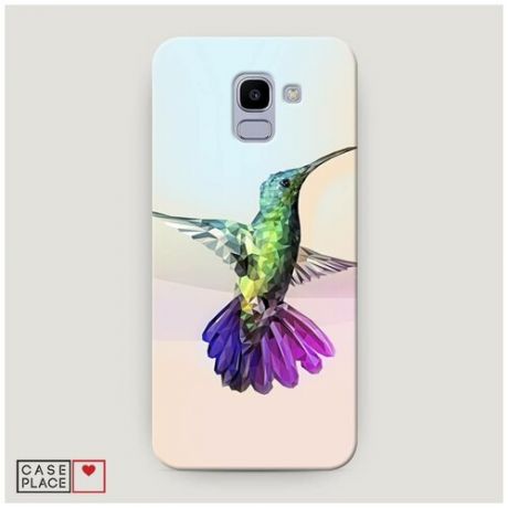 Чехол Пластиковый Samsung Galaxy J6 2018 Поли-калибри