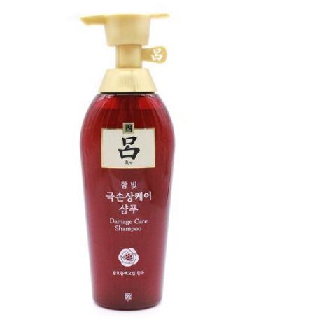 RYO / Шампунь для поврежденных волос Hambitmo Damage Care Shampoo, 400 мл / Корейская косметика