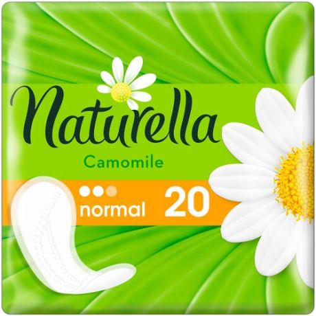 Naturella прокладки ежедневные Camomile Normal daily, 2 капли, 40 шт.