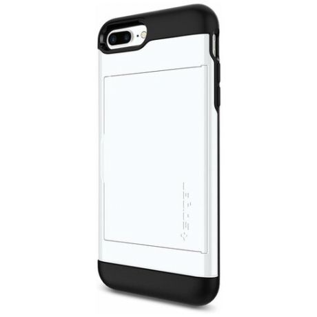 Чехол-визитница SPIGEN для iPhone 7 Plus / 8 Plus - Slim Armor CS - Белый - SGP-043CS21044