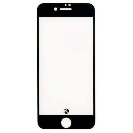 Защитное стекло Full Glue Premium Krutoff для Apple iPhone 7, iPhone 8 черный