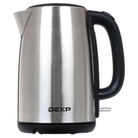 Электрический чайник DEXP Чайник электрический, электрочайник MEB-201 2200 Вт, 1.7 л, цвет серебристый