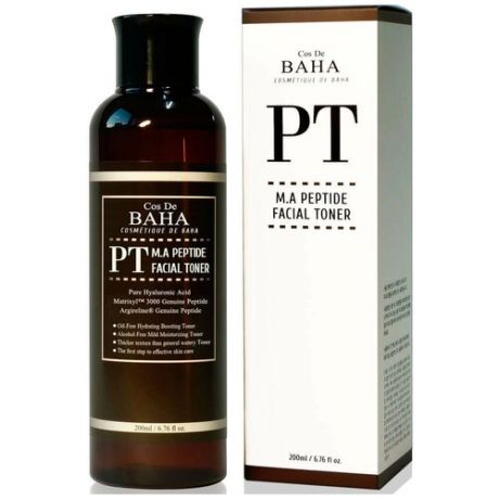 Cos De Baha M. A Peptide Facial Toner. Пептидный тонер с матриксилом и аргирелином 200мл.