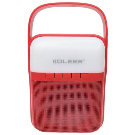 Беспроводная колонка, Портативная акустика Koleer S-158. Красный цвет