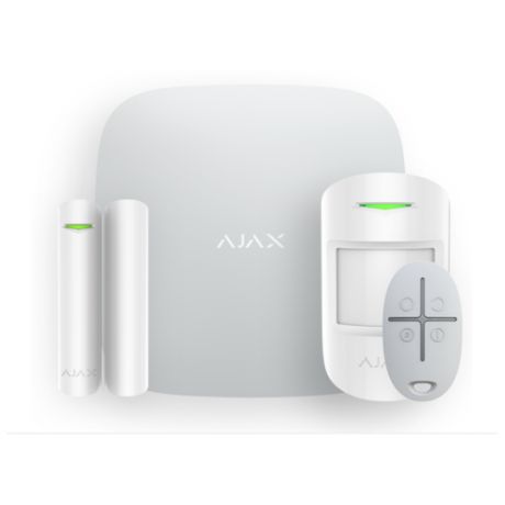 Ajax StarterKit White Комплект беспроводной смарт-сигнализации