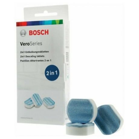Таблетки для очистки кофемашин от накипи Bosch TCZ8002A
