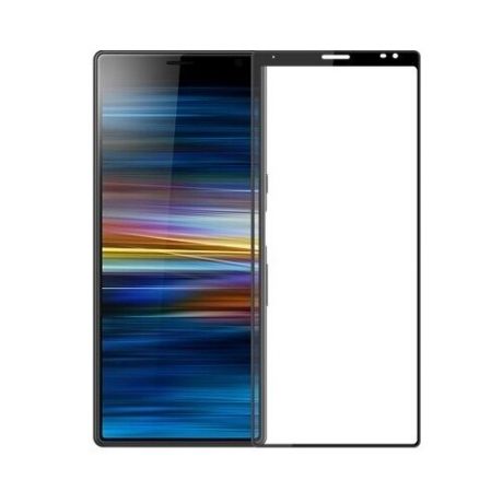 Премиум 5D Full Screen полноэкранное безосколочное защитное стекло Pinwuyo с усиленной чувствительностью для Sony Xperia 10 Plus