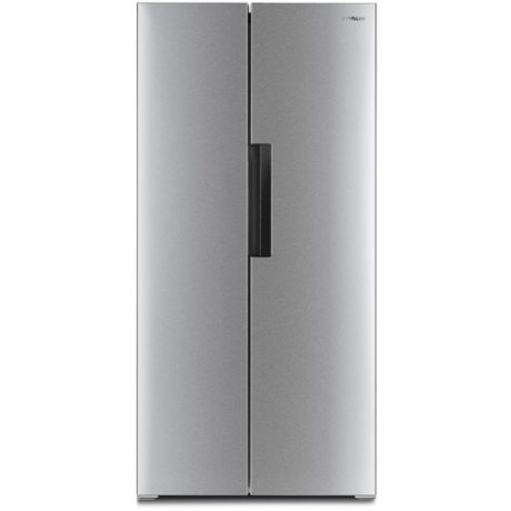 Холодильник Hyundai CS4502F нержавеющая сталь, белый